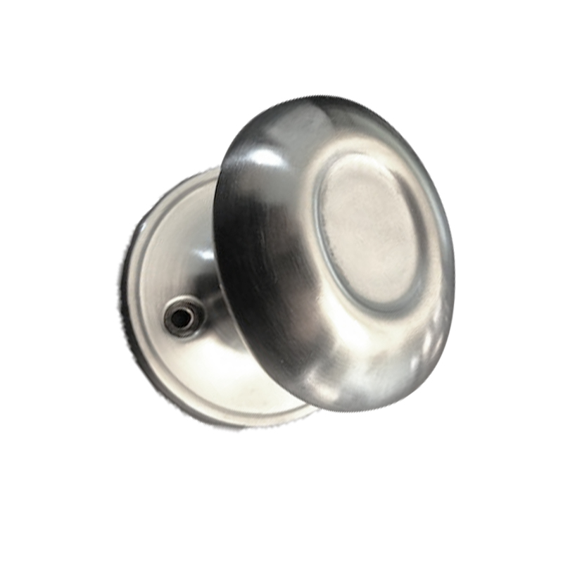 Door Knob Dummy Egg Shaped Brushed Nickel Exist Multifamily